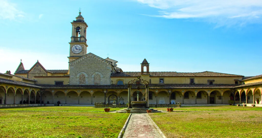 immagine esterna della comunità e monastero di la Certosa di Galluzzo a Firenze